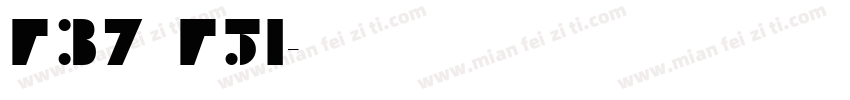 F37 F51字体转换